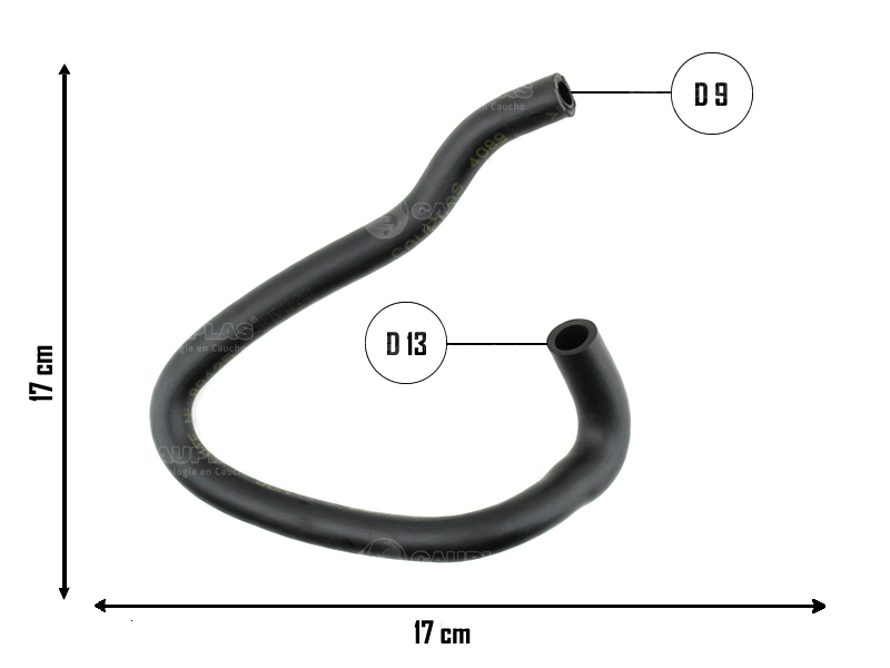 CAUPLAS MANGUERA DESCARGA DE GASES FORD FOCUS I =YACO 2458