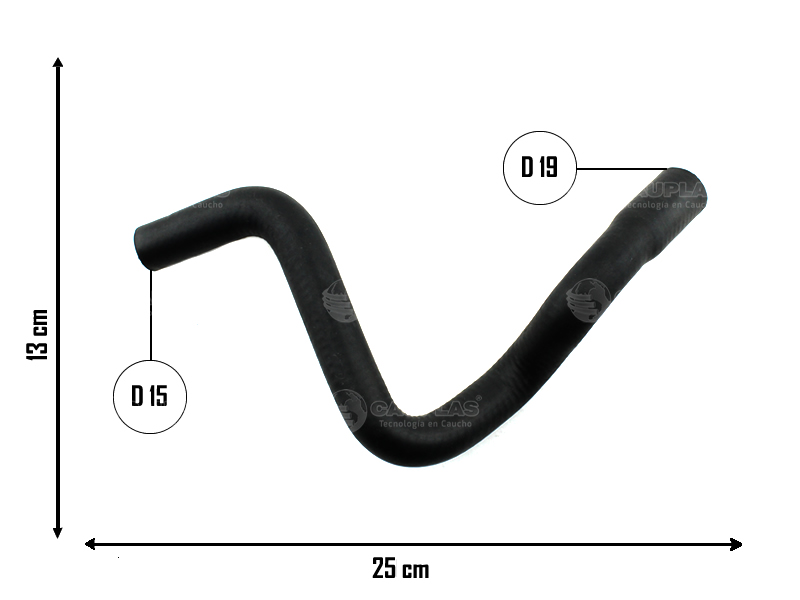 CAUPLAS MANGUERA CALEFACCION FORD FOCUS I OEM:98AB8A506BF =YACO 2457