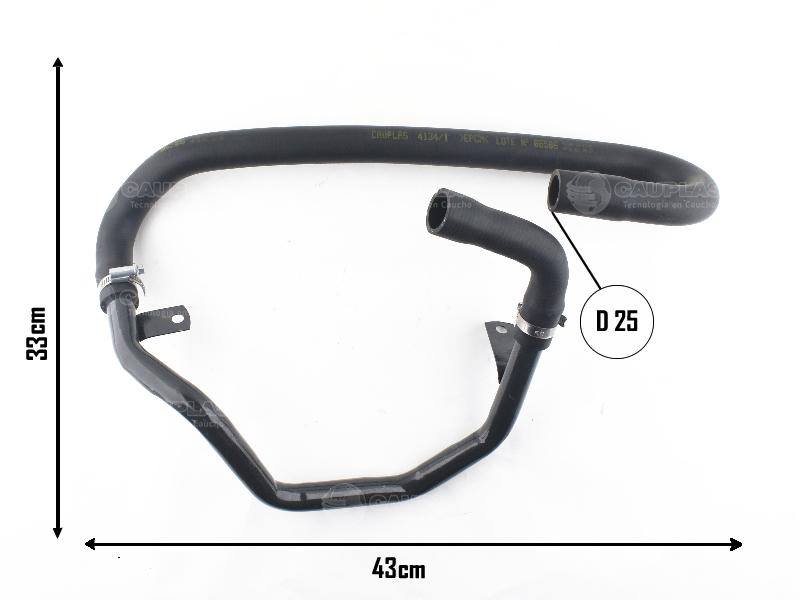 CAUPLAS MANGUERA RADIADOR INFERIOR FORD KA I