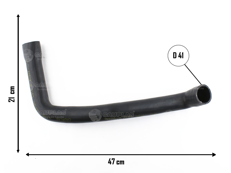 CAUPLAS MANGUERA RADIADOR INFERIOR F100  =YACO 111