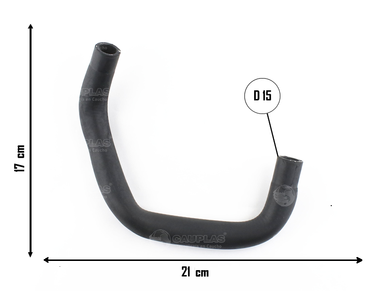 CAUPLAS MANGUERA CEBADOR FORD SIERRA  =YACO 297