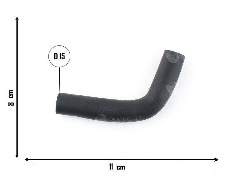 CAUPLAS MANGUERA CALEFACTOR SALIDA FORD SIERRA = YACO 300/304