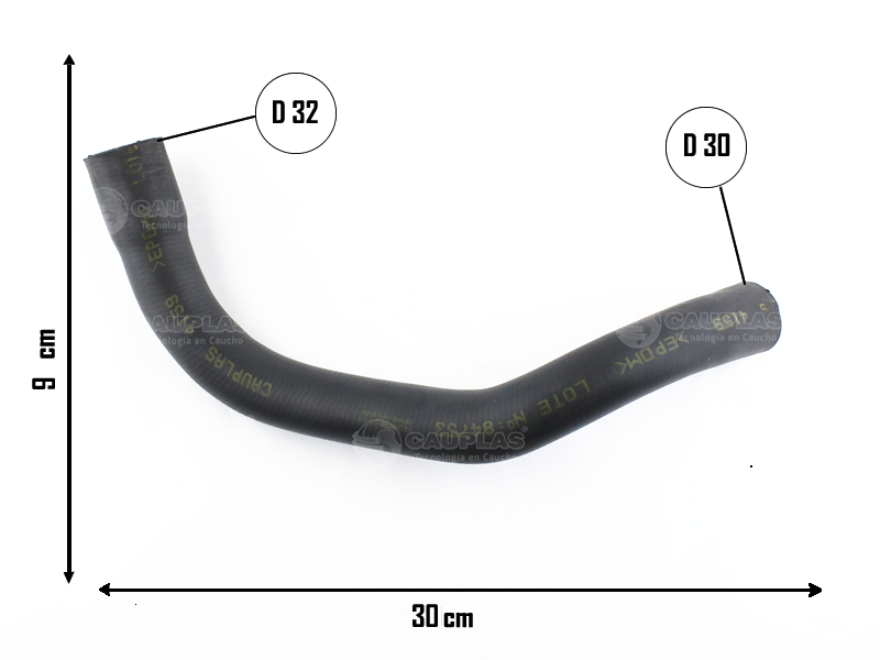 CAUPLAS MANGUERA RADIADOR SUPERIOR FORD SIERRA OEM:84BR8260C =YACO 328