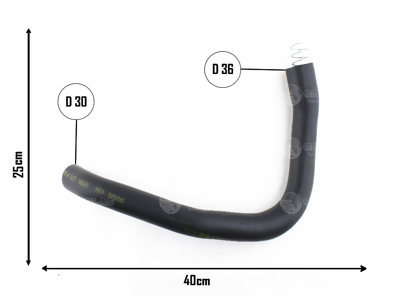 CAUPLAS MANGUERA RADIADOR INFERIOR FORD TAUNUS OEM:80BR8286A =YACO 70/140