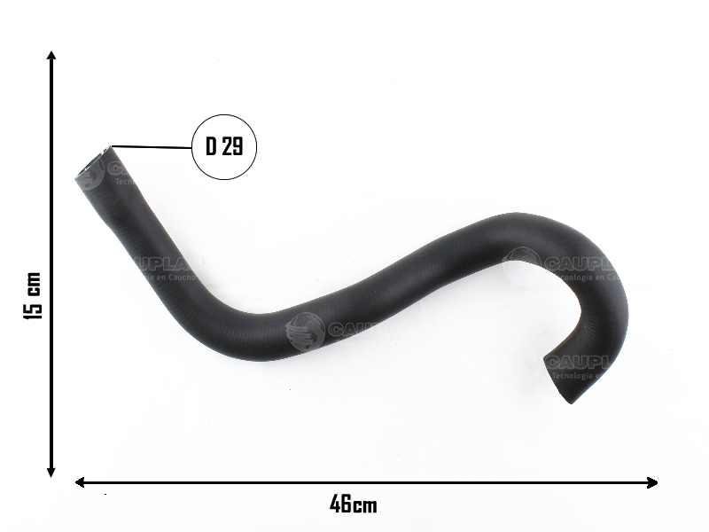 CAUPLAS MANGUERA RADIADOR SUP FORD ESCORT OEM:541121101 =YACO 1340