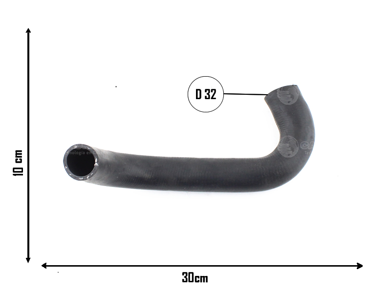 CAUPLAS MANGUERA RADIADOR SUPERIOR FORD TAUNUS  =YACO 856