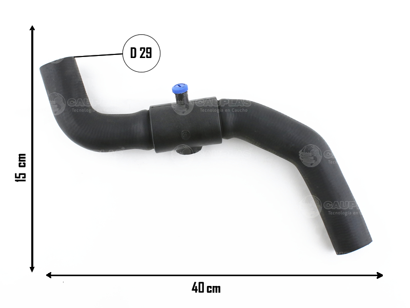 CAUPLAS MANGUERA RADIADOR SUPERIOR FORD ESCORT