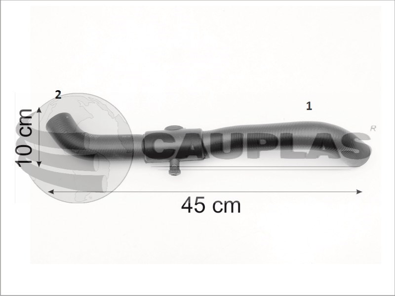 CAUPLAS MANGUERA RADIADOR SUP FORD ESCORT OEM:91AB8260GD =YACO 1997