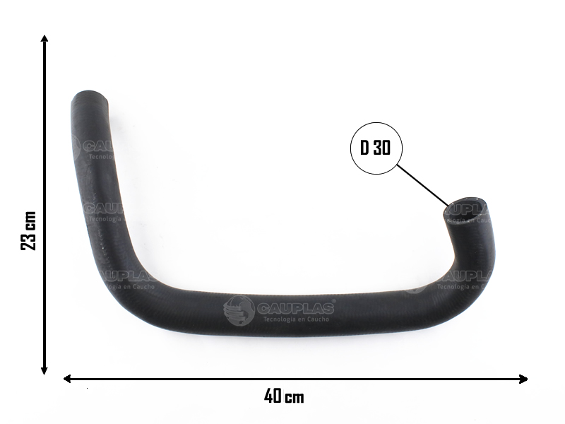 CAUPLAS MANGUERA RADIADOR SUPERIOR FORD SIERRA OEM:84BR8260D =YACO 938