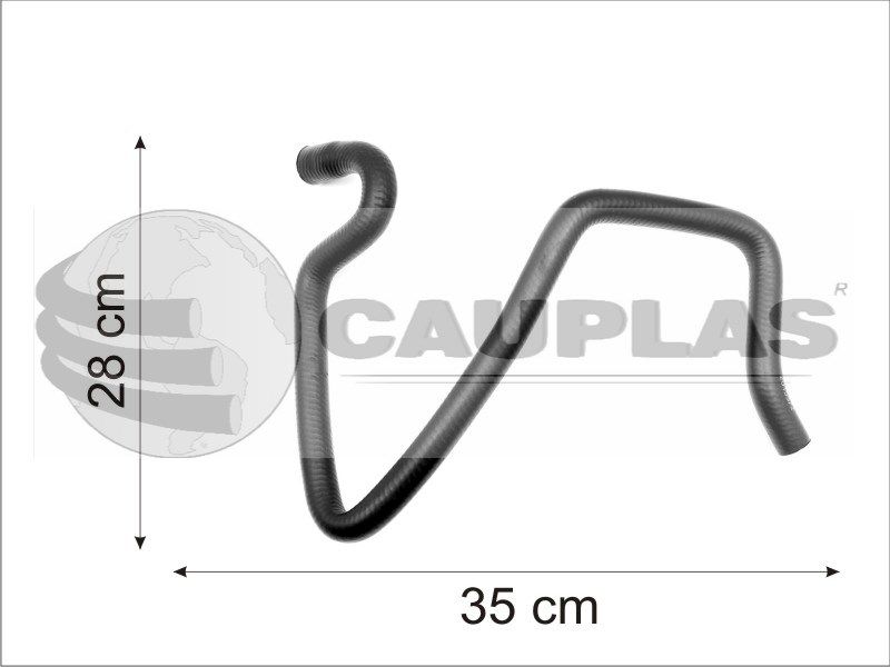 CAUPLAS MANGUERA VASO DE EXPAN SUP FORD ESCORT OEM:93AB8B081AA =YACO 2034