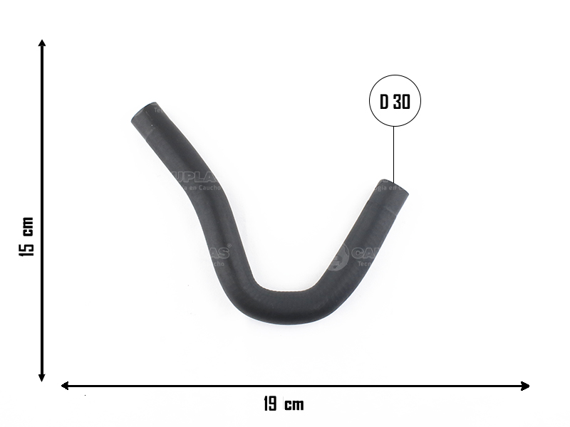 CAUPLAS MANGUERA CALEFACTOR ENTRADA FORD ESCORT  =YACO 1975