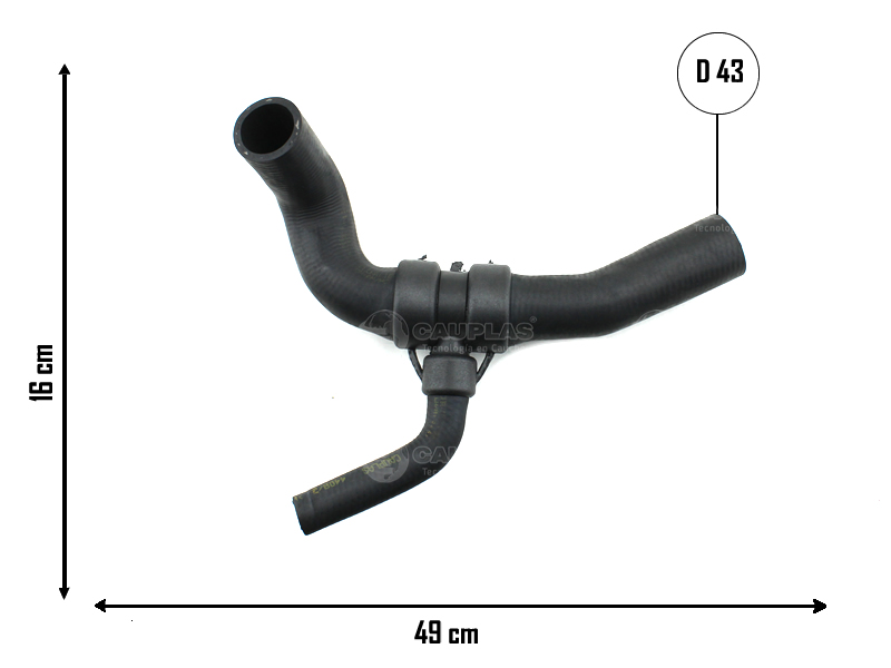 CAUPLAS MANGUERA REFRIGERACION FORD ESCORT FIESTA =YACO 2345