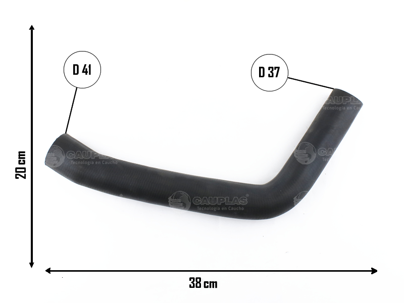 CAUPLAS MANGUERA RADIADOR SUP F100 F350 OEM:85TR8260B =YACO 108/421
