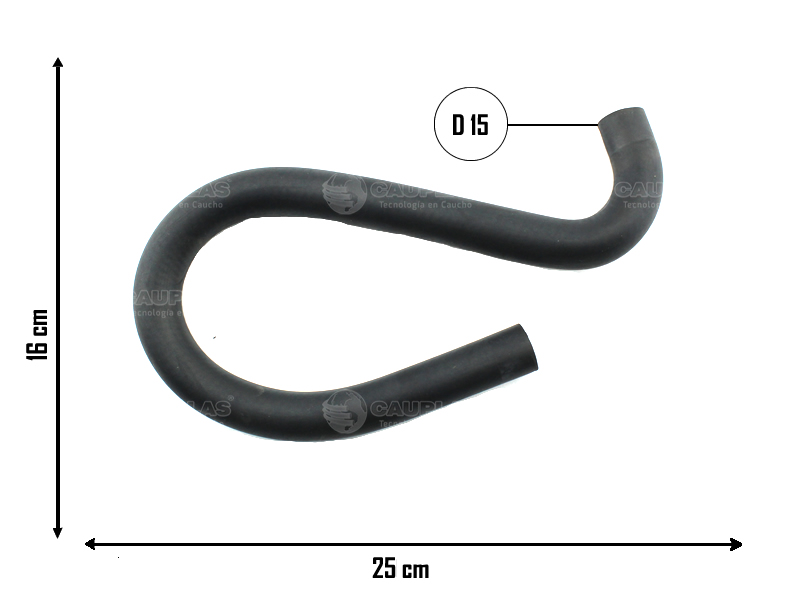 CAUPLAS MANGUERA CALEFACCION FORD FALCON =YACO 937
