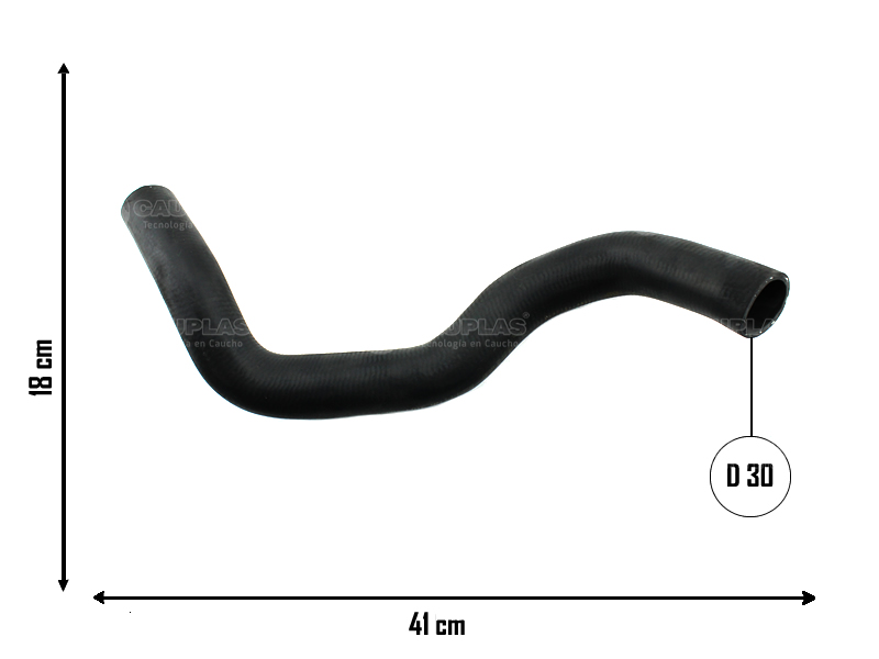 CAUPLAS MANGUERA RADIADIOR SUP FORD MONDEO  =YACO 1931/2465