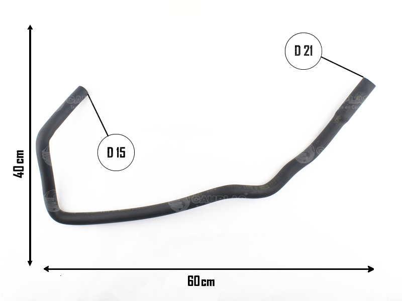 CAUPLAS MANGUERA VASO DE EXPAN SUP A RAD FORD KA OEM:XS518K276AC =YACO 2129