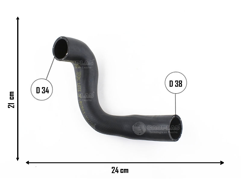 CAUPLAS MANGUERA RADIADOR SUPERIOR FORD TRANSIT OEM:95VB8B274CE =YACO 1881/2394