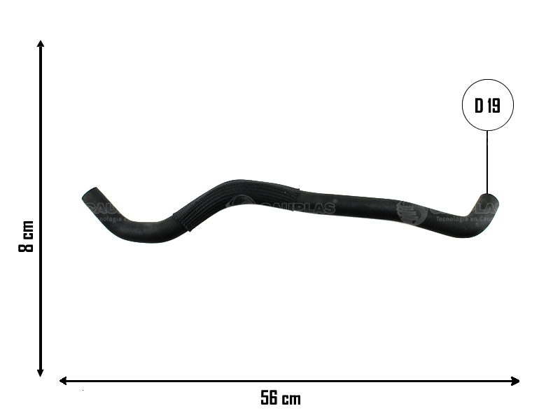 CAUPLAS MANGUERA VASO DE EXPANSION FORD RANGER I  =YACO 3923