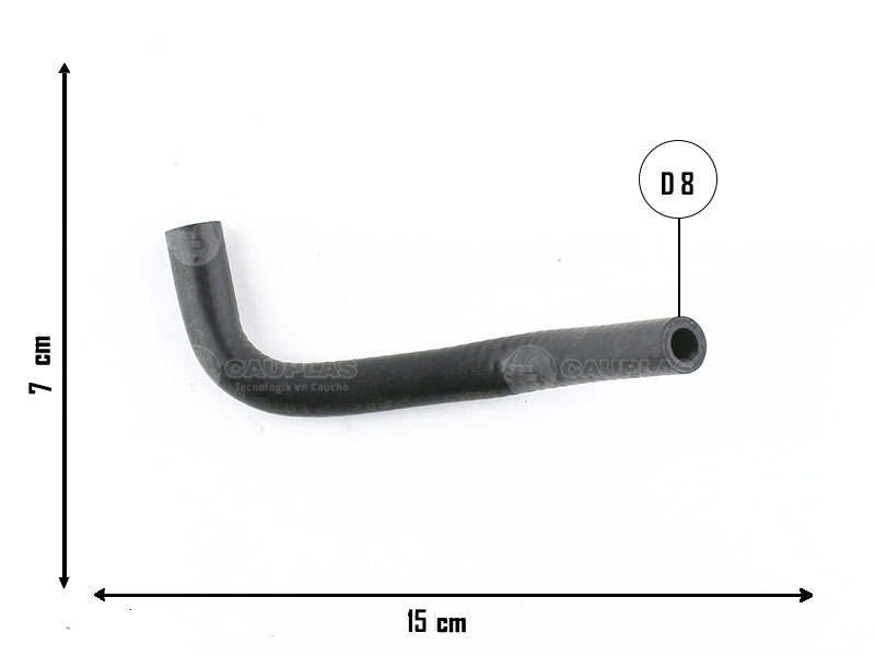 CAUPLAS MANGUERA VENTILACION DE MOTOR  FORD FIESTA I =YACO 2740