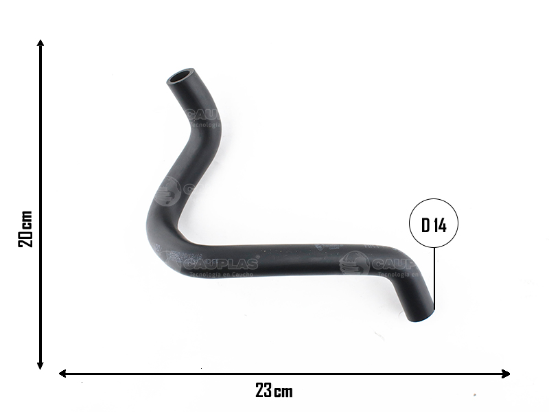 CAUPLAS MANGUERA DESCARGA DE GASES FORD KA II