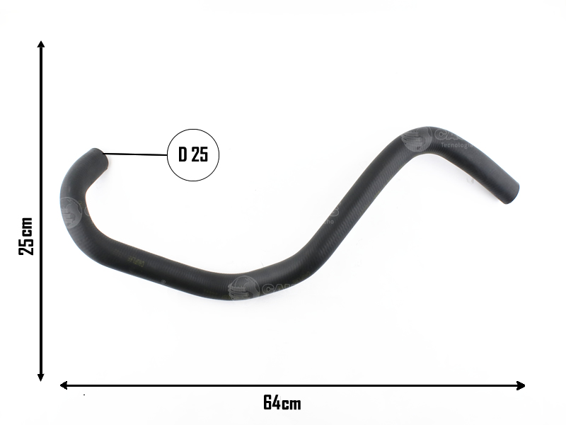 CAUPLAS MANGUERA RADIADOR INFERIOR FORD FIESTA II ECOSPORT I