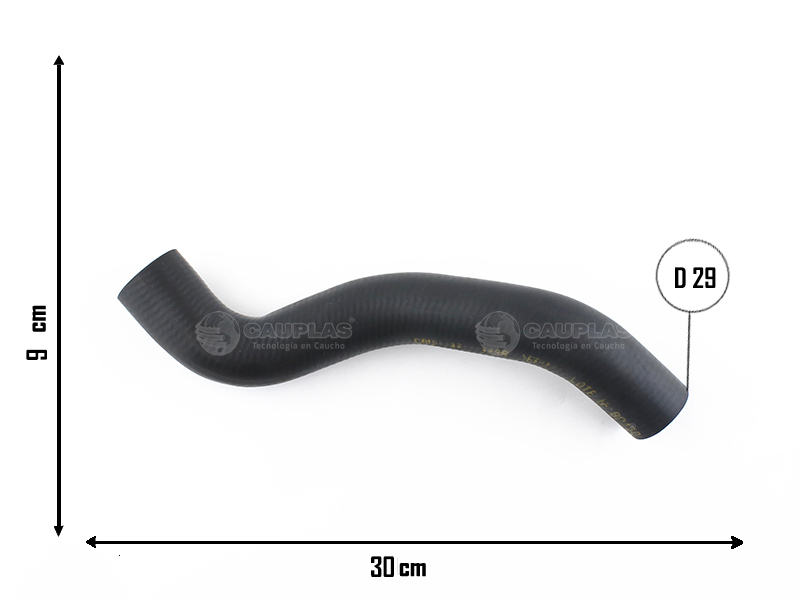 CAUPLAS MANGUERA RADIADOR INFERIOR FORD RANGER II  =YACO 4193/4194