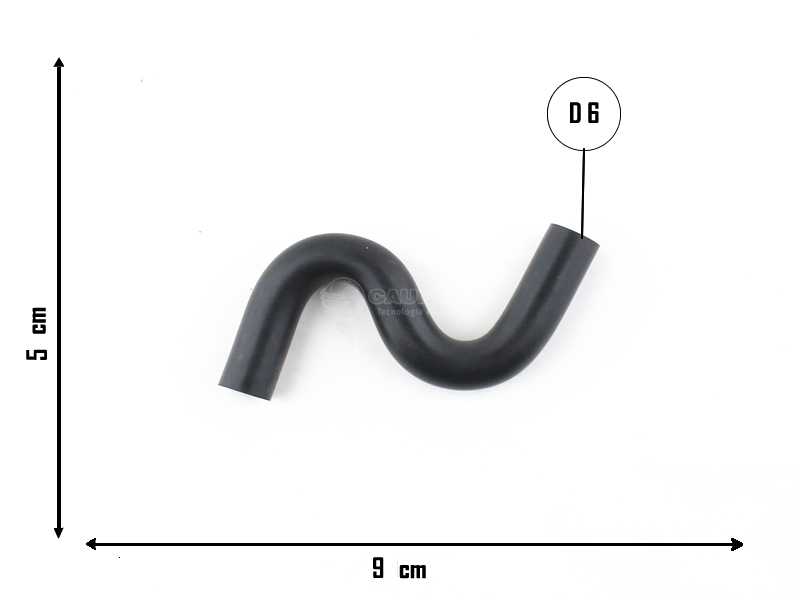 CAUPLAS MANGUERA CARBURADOR A CONECTOR 3 VIAS R9 R11 R19 =YACO 2492