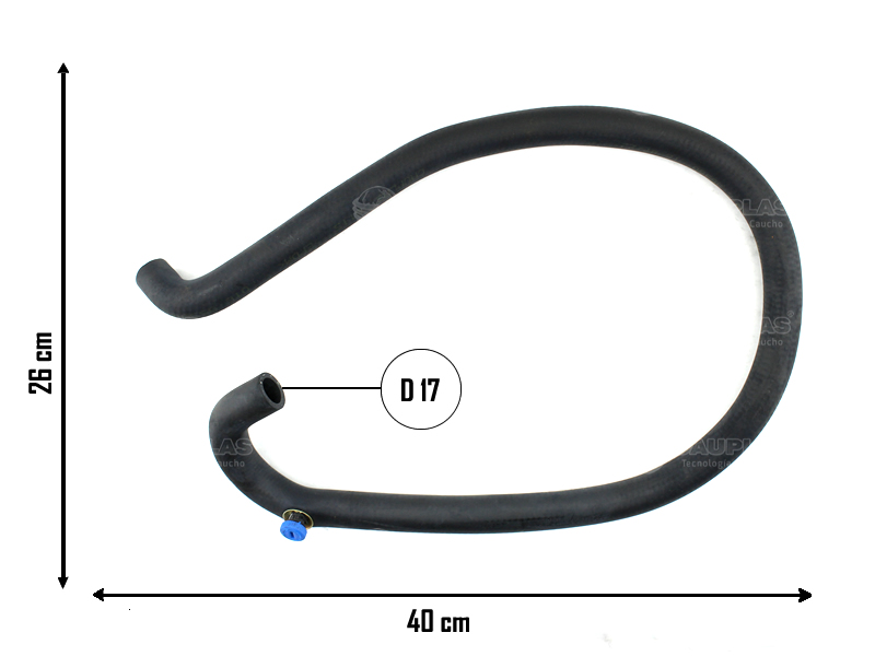 CAUPLAS MANGUERA RADIADOR INFERIOR R9 R11 OEM:7700762572 =YACO 478