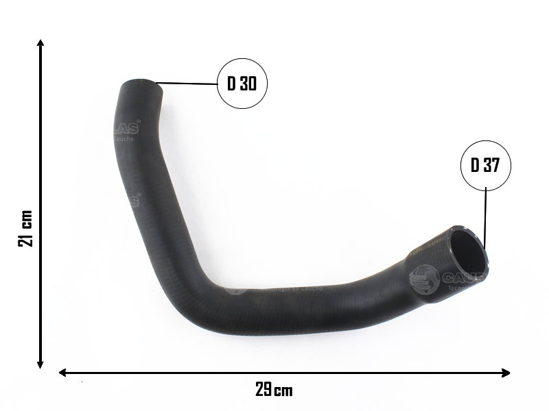 CAUPLAS MANGUERA RADIADOR INFERIOR RENAULT 18 FUEGO OEM:7702054590 =YACO 102