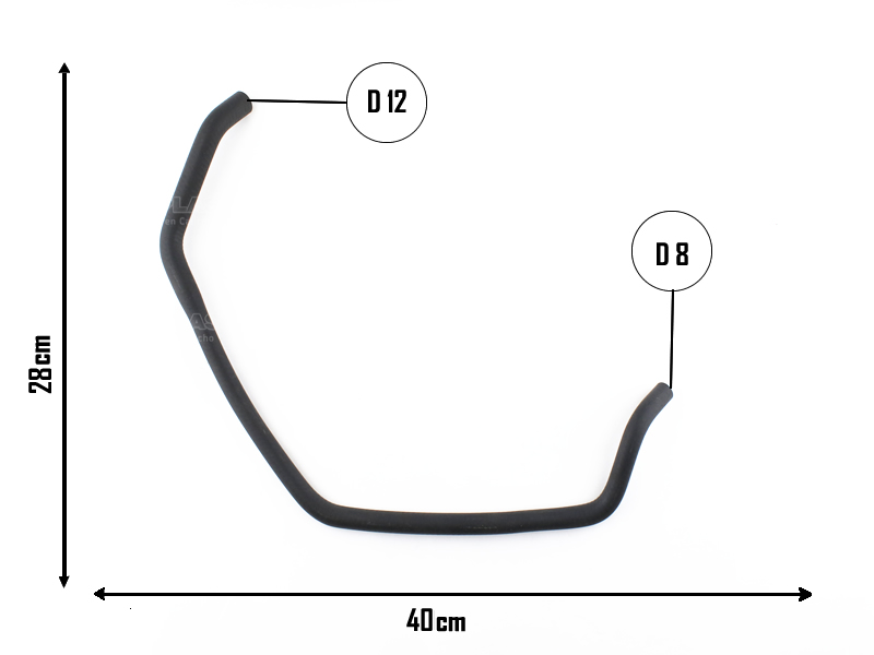 CAUPLAS MANGUERA REFRIGERACION RENAULT 18 FUEGO OEM:7700678931 =YACO 181