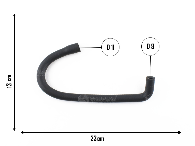 CAUPLAS MANGUERA REFRIGERACION RENAULT 12 =YACO 768