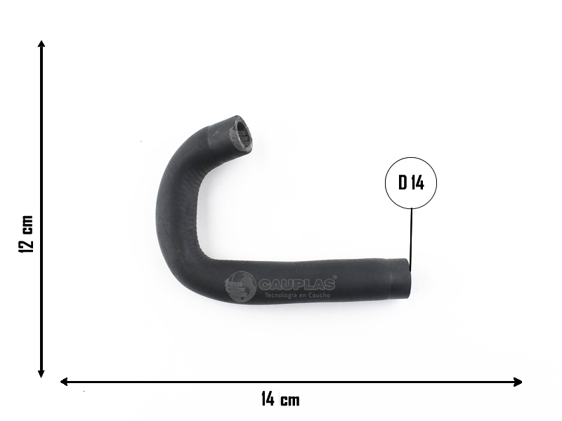 CAUPLAS MANGUERA A RADIADOR DE ACEITE RENAULT CLIO I EXPRESS = YACO 2593