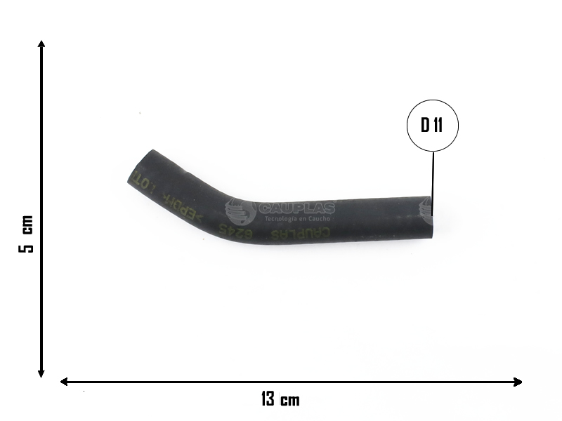 CAUPLAS MANGUERA BOMBA DE AGUA A CONECTOR 3 VIAS R12 R18 = YACO 690