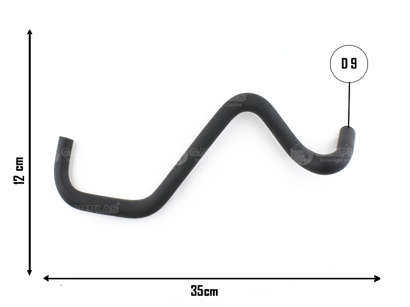 CAUPLAS MANGUERA BOMBA DE AGUA A CARBURADOR R9 R11 = YACO 446