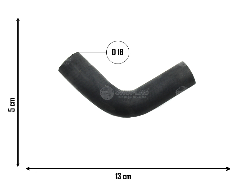 CAUPLAS MANGUERA REFRIGERACION R18 R21 FUEGO TRAFIC I OEM:7702086433 =YACO 1018