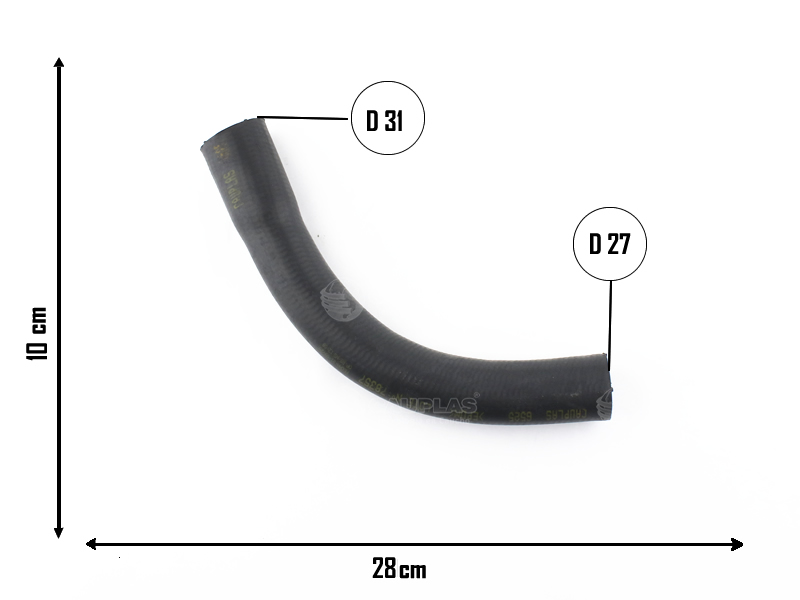 CAUPLAS MANGUERA RADIADOR INFERIOR RENAULT 18 TRAFIC I OEM:7702094070 =YACO 232/801