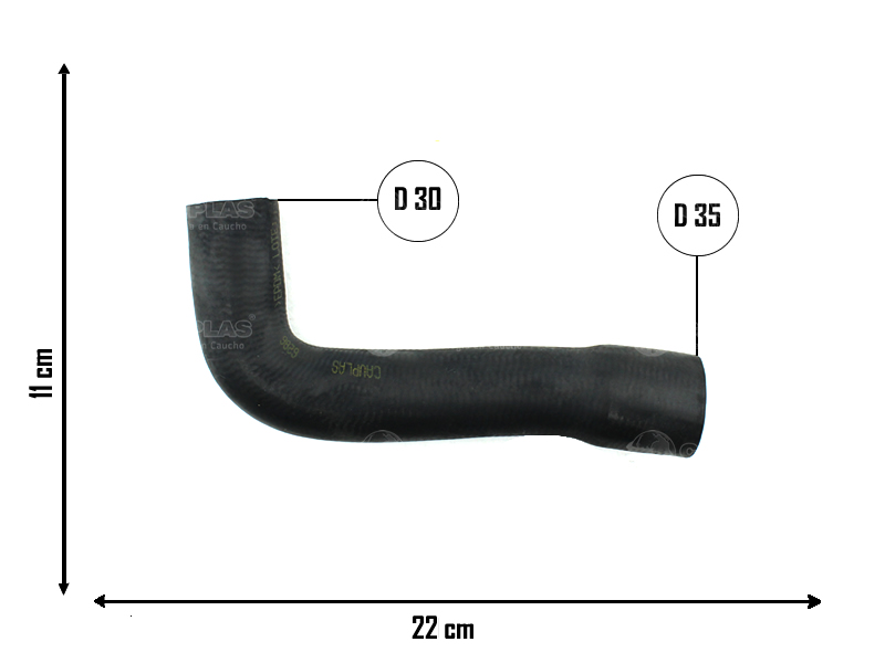 CAUPLAS MANGUERA RADIADOR SUPERIOR RENAULT TRAFIC I OEM:7702094079 =YACO 1146