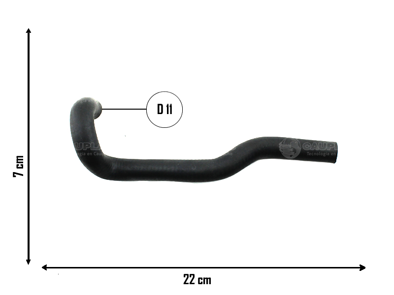 CAUPLAS MANGUERA TAPA CILINDRO A TUBO RIGIDO RENAULT TRAFIC I =YACO 1730