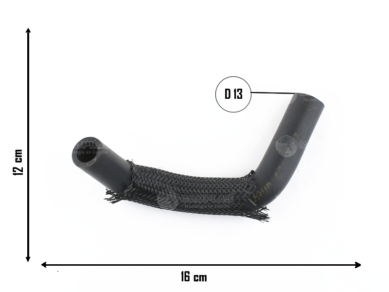 CAUPLAS MANGUERA TUBO RIGIDO A RAD DE ACEIT RENAULT 19 OEM:7700742233 =YACO 2598