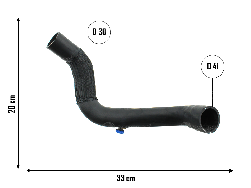 CAUPLAS MANGUERA CIRCULACION DE AGUA RENAULT 19 OEM:7702224986