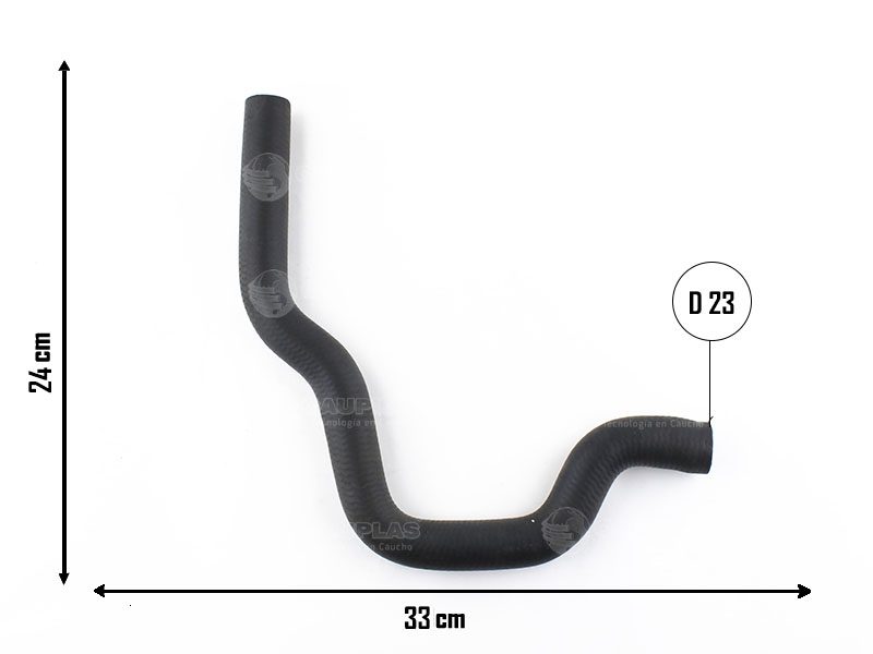 CAUPLAS MANGUERA CALEFACTOR SALIDA RENAULT 19 OEM:7700787607 =YACO 1497