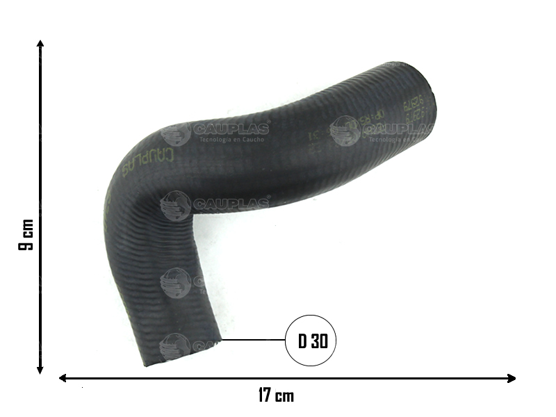 CAUPLAS MANGUERA RADIADOR INFERIOR RENAULT EXPRESS CLIO I OEM:7700412878 =YACO 2125