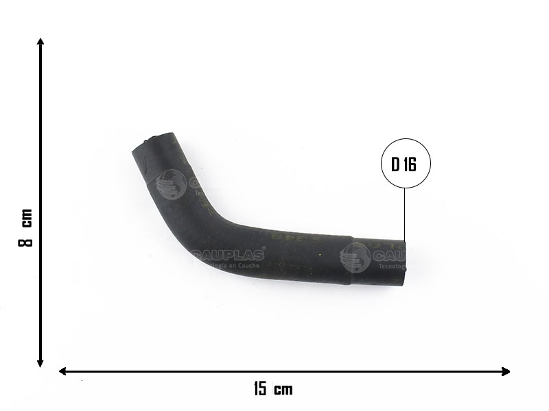 CAUPLAS MANGUERA CALEFACTOR ENTRADA RENAULT CLIO I OEM:7700849819 =YACO 2126