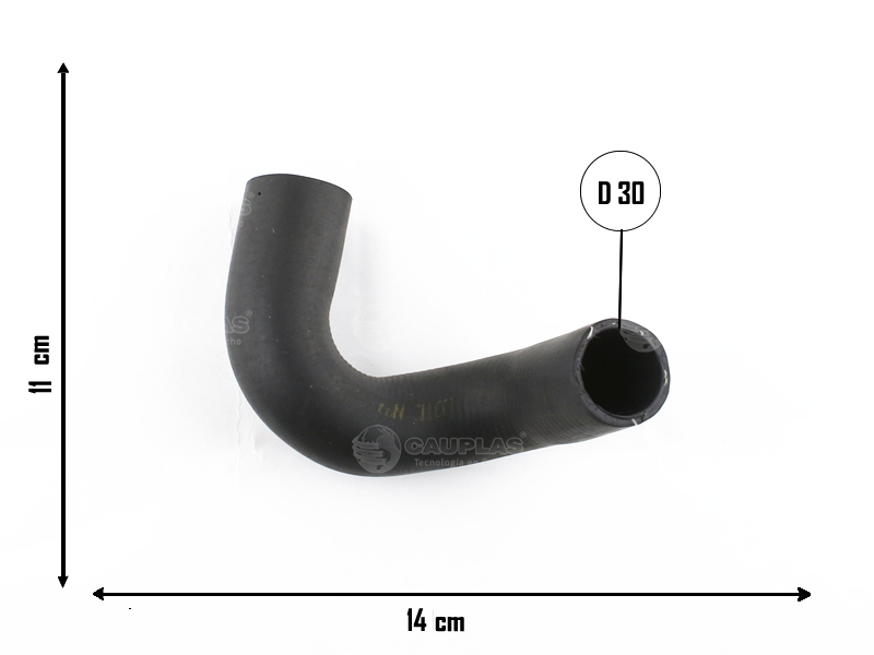CAUPLAS MANGUERA RADIADOR INFERIOR RENAULT EXPRESS CLIO I OEM:6006001231 =YACO 1844