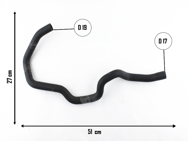 CAUPLAS MANGUERA CALEFACTOR SALIDA RENAULT MEGANE I SCENIC I  =YACO 2159