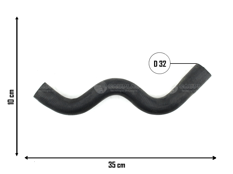 CAUPLAS MANGUERA RADIADOR SUPERIOR RENAULT MEGANE I SCENIC I  =YACO 2101/2102