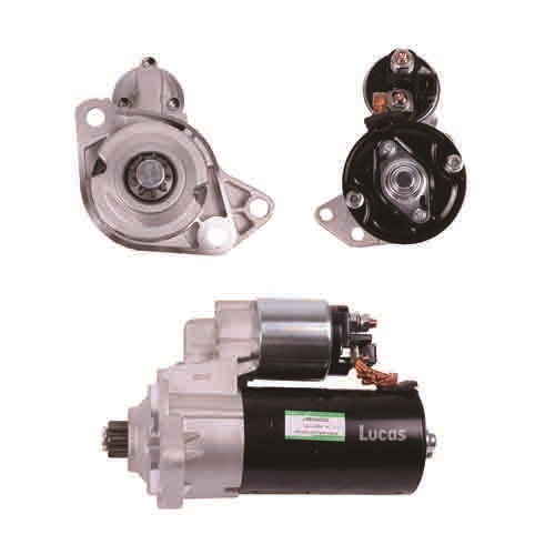 LUCAS MOTOR DE ARRANQUE VW GOLF VENTO BORA POLO DIESEL S/BUJE 9 DIENTES IZQ