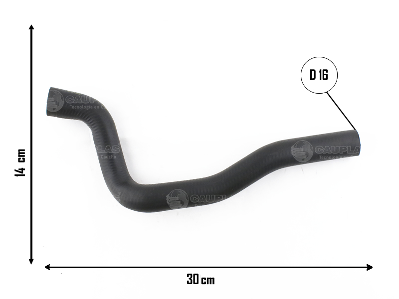 CAUPLAS MANGUERA CALEFACTOR ENTRADA RENAULT CLIO II KANGOO OEM:7700414207 =YACO 2128
