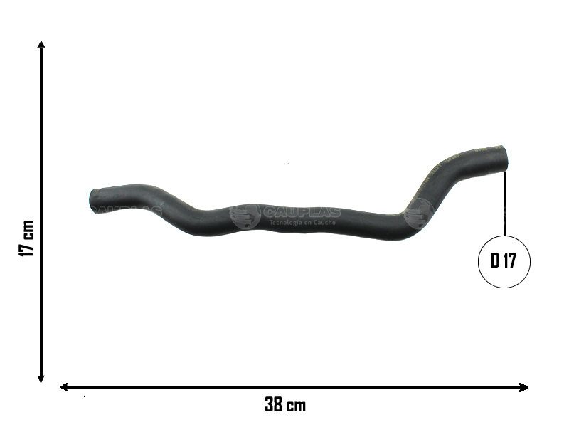 CAUPLAS MANGUERA CALEFACTOR ENTRADA SCENIC I MEGANE I  =YACO 2022