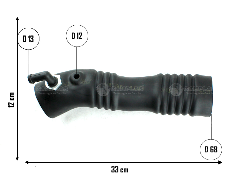 CAUPLAS MANGUERA TOMA DE AIRE RENAULT MEGANE I SCENIC I OEM:7700862398